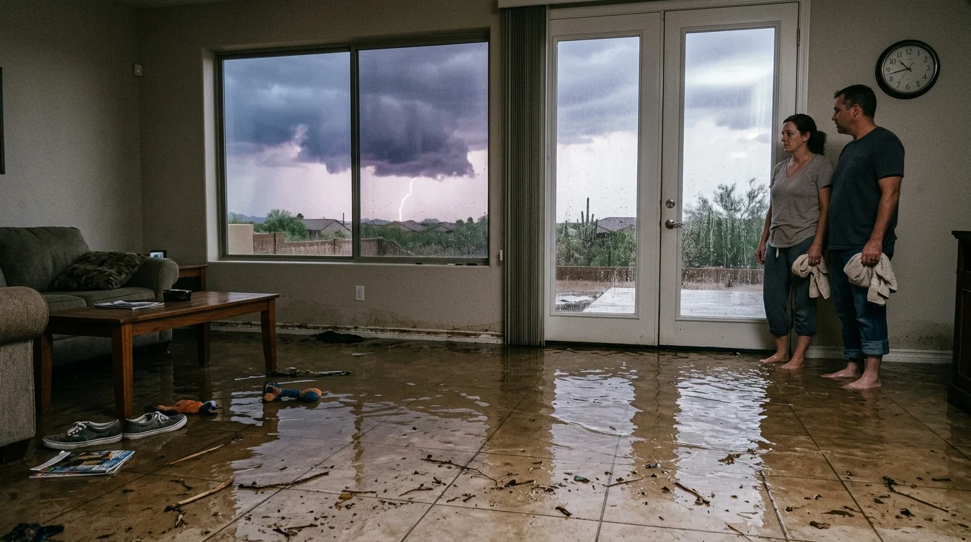 Professional flood water removal and restoration in Mesa, AZ