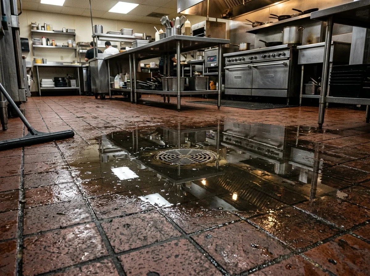 Kitchen Wastewater Backup